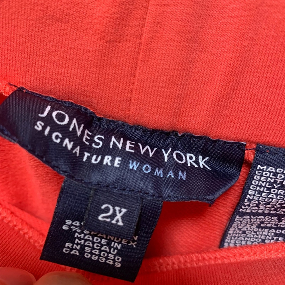 B01- NEW- Jones New York Signature Coral Casual Active Pants size 2xl - Picture 7 of 8